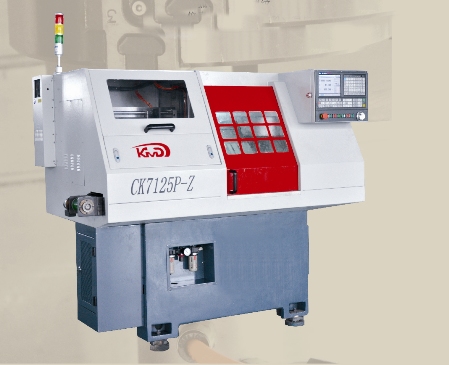 自動(dong)上下料斜(xie)導軌高精(jīng)密數控車(chē)床